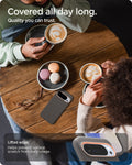ACS09735 - Pixel 10 Pro XL Case Nano Pop (MagFit) in papaya gray showing the lifted edge. Helps prevent surface scratch from daily usage. Covered all day long. Quality you can trust.