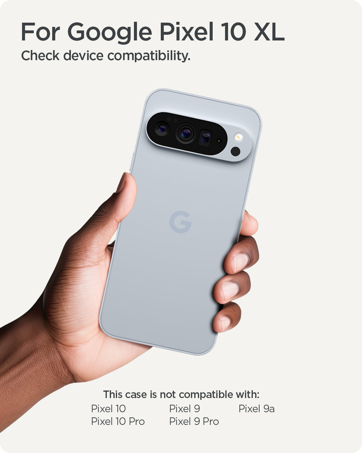 ACS09727 - Pixel 10 Pro XL Case Ultra Hybrid Neo One (MagFit) showing the compatibility. Only compatible with Pixel 10 Pro XL