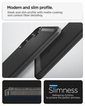 ACS11640 - Galaxy S26 FE Rugged Armor + Glass modern and slim profile with matte coating, carbon fiber detailing, and refined slim construction