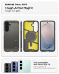 ACS11635 - Galaxy S26 FE Tough Armor (Mag Fit) tough Armor MagFit case for Galaxy S26 FE with front back side and interior views showing magnetic ring compatibility