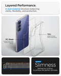 ACS11638 - Galaxy S26 FE Ultra Hybrid dual material PC and TPU construction combining clarity, flexibility, impact resistance, and a slim profile