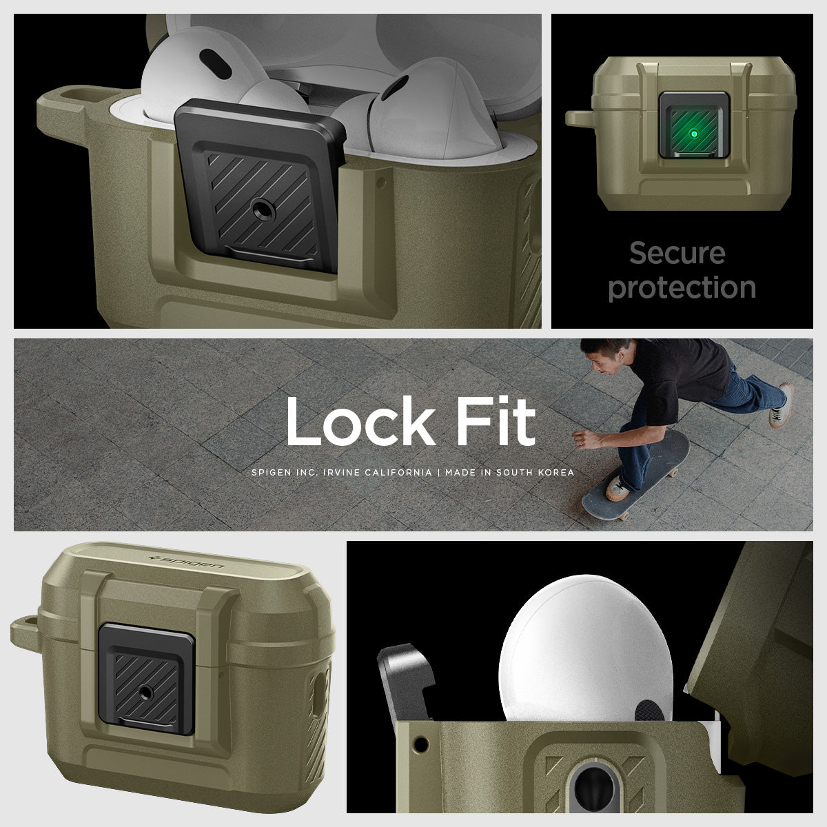 ACS05911different angles. Secure protection