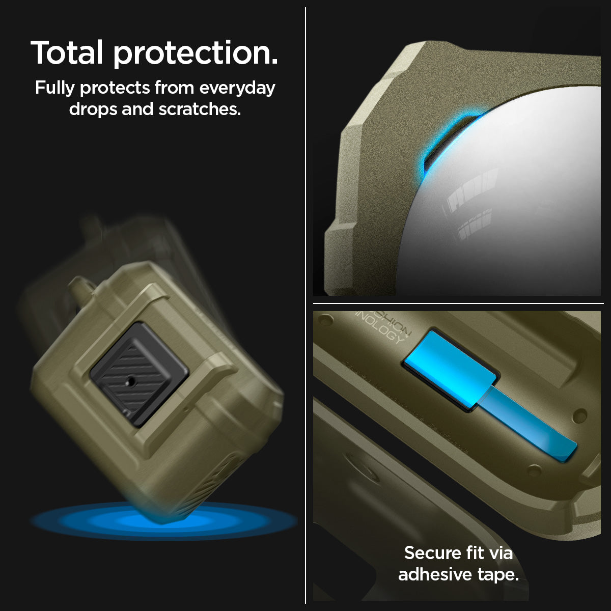 ACS05911total protection. Fully protects from everyday drops and scratches. Secure fit via adhesive tape