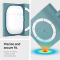 ASD02215 - Apple AirPods 3 Case Classic Shuffle in cactus green showing the precise and secure it. Keep it pristine condition with solid 