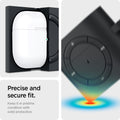 ASD01992 - Apple AirPods 3 Case Classic Shuffle in charcoal showing the precise and secure it. Keep it pristine condition with solid protection