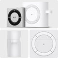ASD02213 - Apple AirPods 3 Case Classic Shuffle in white showing the different angles
