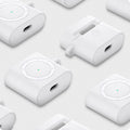 ASD02213 - Apple AirPods 3 Case Classic Shuffle in white showing the front, back, side and bottom