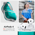 ACS08644 - AirPods 4 Pro / AirPods 4 Classic C1 in Bondi Blue showing the compatibility. Not compatible with Airpods 1 | 2 | 3 | Pro