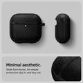 ACS08648 - AirPods 4 Pro / AirPods 4 Case Urban Fit in Black showing the minimal aesthetic. Sleek form factor, for simple protection day in, and day out