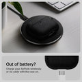 ACS08648 - AirPods 4 Pro / AirPods 4 Case Urban Fit in Black showing the charging your AirPods wirelessly or via cable with the case on