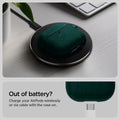 ACS08650 - AirPods 4 Pro / AirPods 4 Case Urban Fit in Midnight Green showing charging your AirPods wirelessly or via cable with the case on