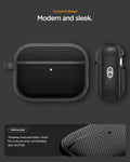 ACS10604 - AirPods Pro 3 Classic Fit in Black showing textured design. modern and sleek