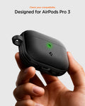 ACS09826 - AirPods Pro 3 Spigen Vault in Matte Black showing check your compatibility