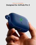 ACS09828 - AirPods Pro 3 Spigen Vault in Navy Blue showing check your compatibility