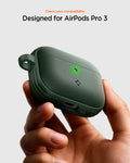 ACS09827 - AirPods Pro 3 Spigen Vault in Midnight Green showing check your compatibility