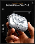 ACS10018 - AirPods Pro 3 Series Ultra Hybrid Zero One (MagFit) in Zero One White showing check your compatibility. Designed for airpods pro 3