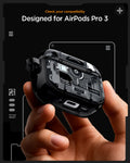 ACS09823 - AirPods Pro 3 Series Ultra Hybrid Zero One (MagFit) in Zero One Black showing check your compatibility. Designed for airpods pro 3