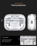 ACS10018 - AirPods Pro 3 Series Ultra Hybrid Zero One (MagFit) in Zero One White teardown design. total protection. zero one edition. look within your airpods' distinct internal designs without tearing it up