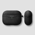 ASD00572 - Apple AirPods Pro Case Urban Fit in black showing the front and side