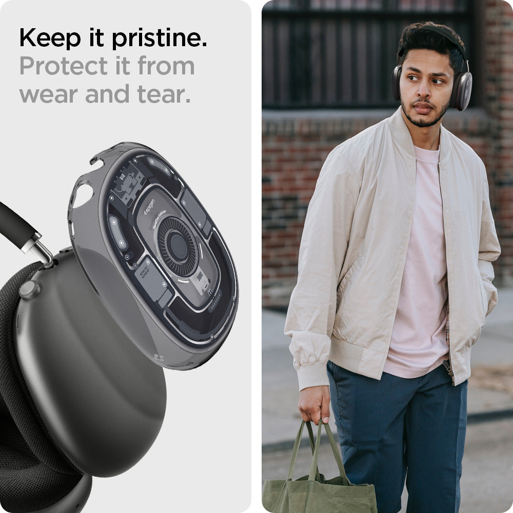 ACS05592 - Airpods Max Series Ultra Hybrid Pro Zero One showing the protection from wear and tear