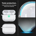 ACS05481 - Apple AirPods Pro 2 Case Ultra Hybrid in crystal clear showing the total protection. Fully protects from everyday drops and scratches