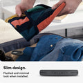 AMP01439 - Apple AirTag Series - Spigen Vault in Matte Black showing slim design