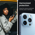 AGL04032 - iPhone 13 Pro Max / iPhone 13 Pro Optik Lens Protector in sierra blue showing hamonized protection. Keep the camera protected and the colors matching