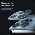 AGL04032 - iPhone 13 Pro Max / iPhone 13 Pro Optik Lens Protector in sierra blue showing designed for the perfect fit. Precisely designed to fit seamlessly with iPhone 13 pro and 13 pro max