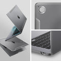 ACS06957 - MacBook Air 15-inch Case Thin Fit in Crystal Clear showing the different angles