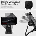 ACH02574 - OneTap Pro Wireless Magnetic Charging Stand (MagFit) in black showing the optimal viewing and hand-free comfort. Tilt to adjust the angle and rotate for orientation