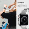 ACS02957 - Apple Watch Series (44mm) Case Thin Fit in graphite open cutout stay in the loop without worries.