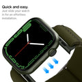 AMP02292 - Apple Watch Series (Apple Watch (41mm)/Apple Watch (38mm)) Watch Band Lite Fit in khaki just side your watch in for an effortless installation. Quick and easy.