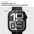 AFL08580 - Apple Watch 10 (42mm) EliteShield EZ Fit in Clear showing the Sheer Surface. Experience clear and transparent display without orange peel