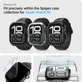 AFL08580 - Apple Watch 10 (42mm) EliteShield EZ Fit in Clear showing the precise fit. Fit precisely within the Spigen case collection for Apple Watch 10