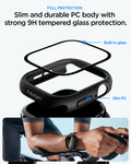 ACS11410 - Spigen Thin Fit 360 for Apple Watch 11 42mm with slim PC frame and built-in 9H tempered glass