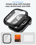 ACS11410 - Spigen Thin Fit 360 Apple Watch 42mm case with included alcohol wipe and microfiber cloth