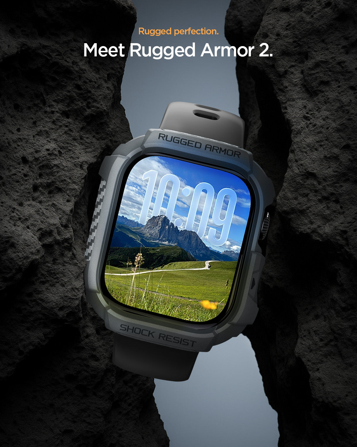 ACS10500 - Apple Watch 10/11 (46mm) Rugged Armor 2 in Dark Gray