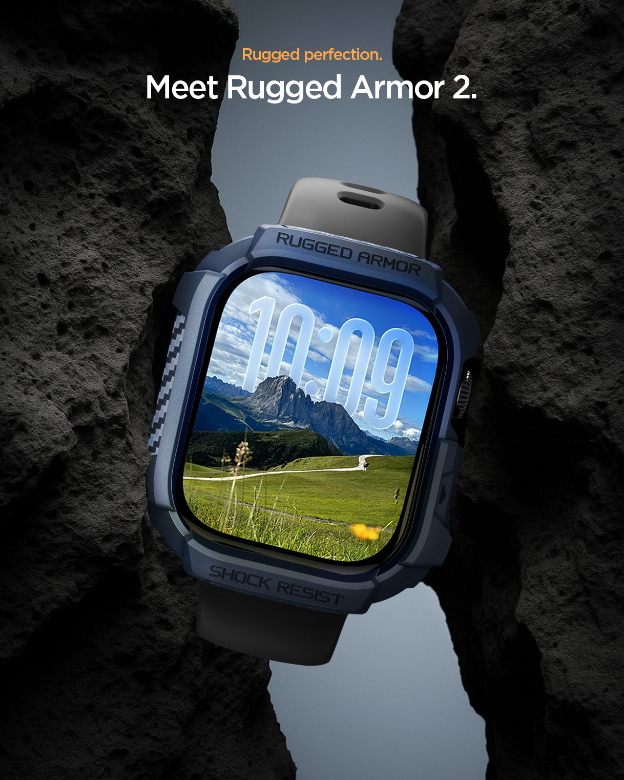 ACS10492 - Apple Watch 10/11 (42mm) Rugged Armor 2 in Navy Blue