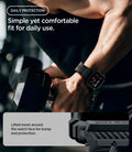 ACS11895 - Apple Watch Series 12 (46mm) Case Rugged Armor Pro in Dark Gray showing the raised bezel design providing added protection during everyday activities