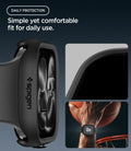 ACS11880 - Apple Watch Series 12(42mm) Case Thin Fit in Black showing the protective case with raised edges for added everyday protection