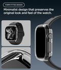 ACS11881 - Apple Watch Series 12(42mm) Case Thin Fit in Crystal Clear showing the form fitted case with a slim profile and precise edge coverage