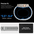 AMP06357 - Apple Watch (41mm) Modern Fit 316L Band in Silver experience maximum comport. Metal band easily adjusts for the best fit. Precise fit(140mm-240mm)