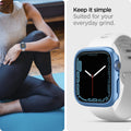 ACS04176 - Apple Watch Series (45mm) Case Thin Fit in metallic blue suited for your everyday grind. Keep it simple.