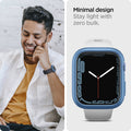 ACS04176 - Apple Watch Series (45mm) Case Thin Fit in metallic blue stay light with zero bulk. Minimal design.