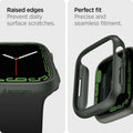 ACS04175 - Apple Watch Series (45mm) Case Thin Fit in military green raised edges prevent daily surface scratches. Perfect fit precise and seamless fitment.