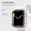 ACS04613 - Apple Watch Series (41mm) Case Ultra Hybrid in crystal clear total protection with long-lasting clarity. flexible TPU body, Built in hard PC screen cover. complete defense.