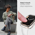ACS04613 - Apple Watch Series (41mm) Case Ultra Hybrid in crystal clear  screen cover stays responsive. Keep in touch.