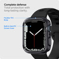ACS04189 - Apple Watch Series (41mm) Case Ultra Hybrid in space crystal total protection with long-lasting clarity. flexible TPU body, Built in hard PC screen cover. complete defense.