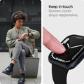 ACS04189 - Apple Watch Series (41mm) Case Ultra Hybrid in space crystal  screen cover stays responsive. Keep in touch.