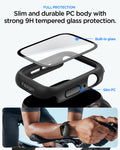 ACS11592 - Spigen Thin Fit 360 for Apple Watch SE3 44mm with slim PC frame and built-in 9H tempered glass
